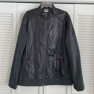 Jack Wolfskin Men’s Black Hybrid Jacket Insulation and Stretch Sleeves Size XXL